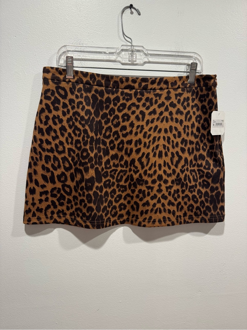 Altar'd State leopard print mini skirt